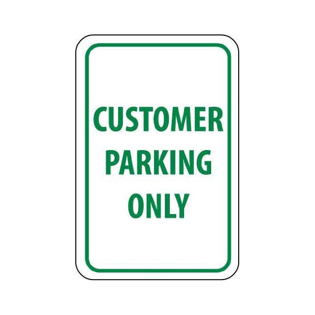 TM51G NMC TRAFFIC SIGN, CUSTOMER PARKI