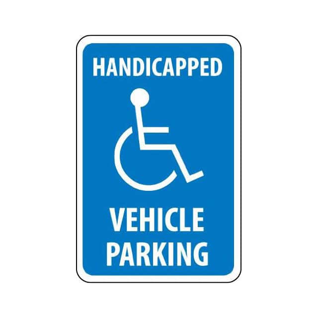 TM10G NMC TRAFFIC SIGN, HANDICAPPED VE