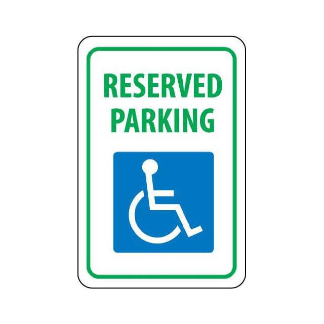 TM87G NMC TRAFFIC SIGN, RESERVED PARKI