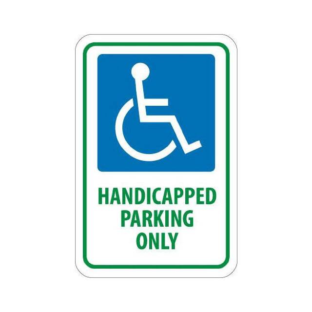 TM145J NMC TRAFFIC SIGN, HANDICAPPED PA