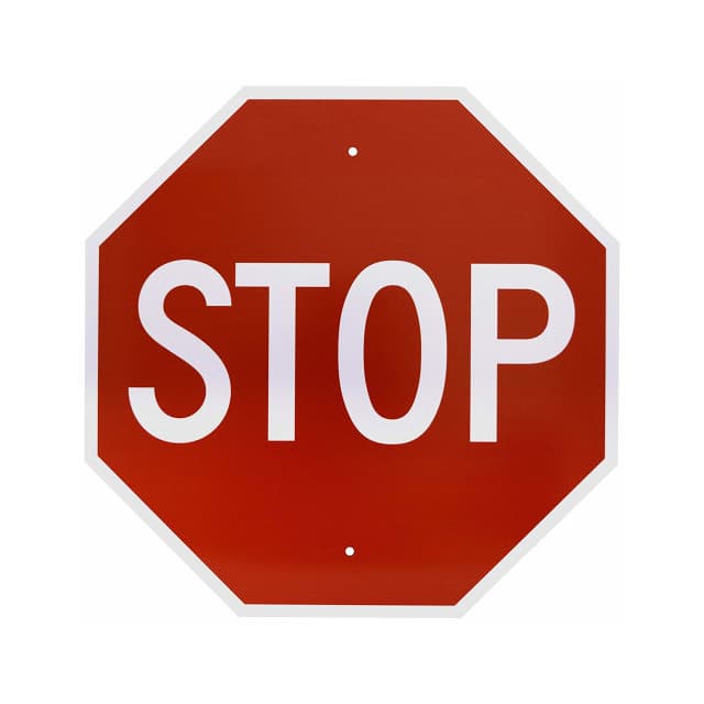 TM81H NMC TRAFFIC SIGN, STOP SIGN, 30X