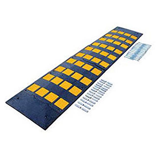 RSH-108-24-C 5-10 MPH RUBBER SPEED HUMP W/CON