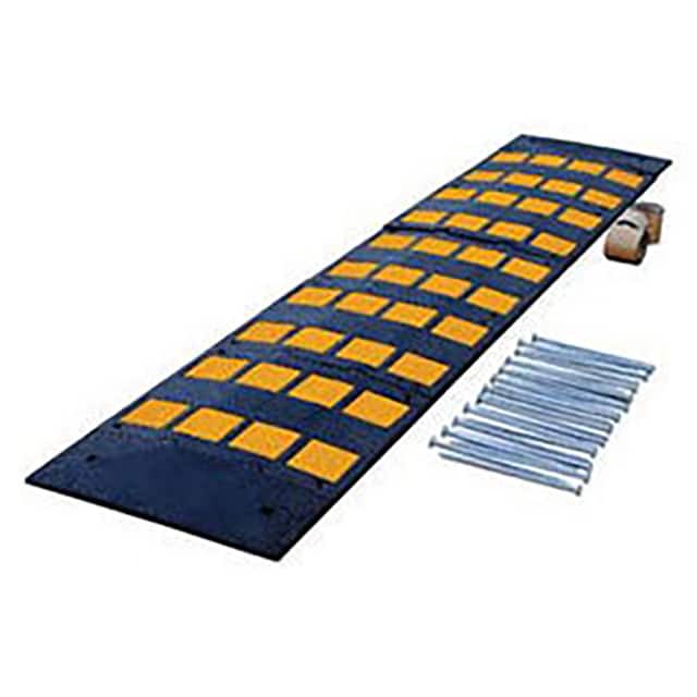 RSH-108-24-A 5-10 MPH RUBBER SPEED HUMP W/ASP