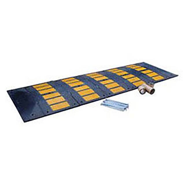 RSH-120-36-A 5-10 MPH RUBBER SPEED HUMP W/ASP