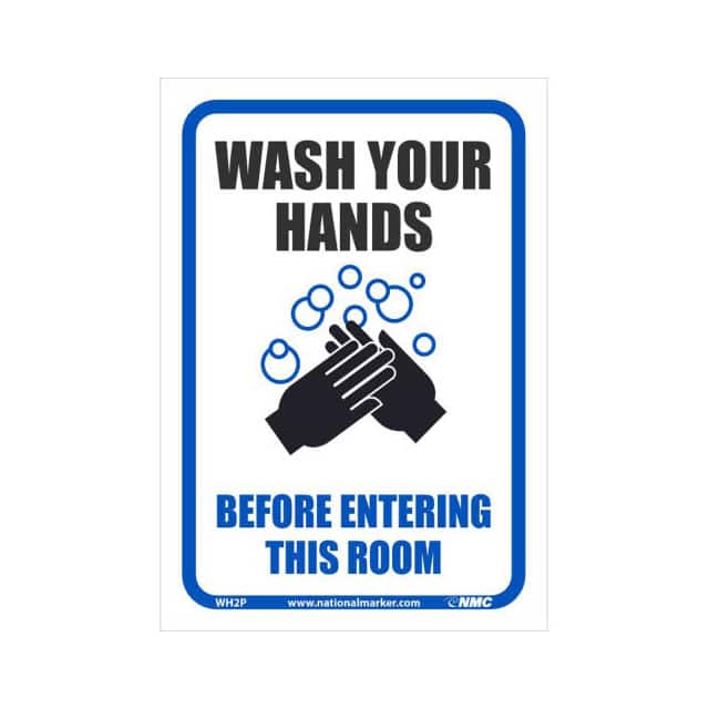 WH2P 7X10" WASH YOUR HANDS BEFORE ENT