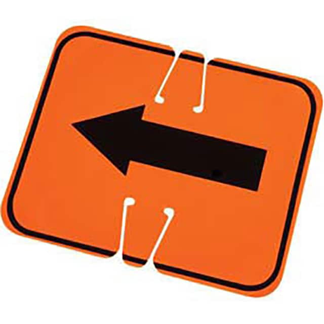 03-550-AKL CONE SIGN- KEEP LEFT, BLACK ON W