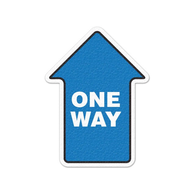 B2354927 17'' LONG ONE WAY ARROW, VINYL F