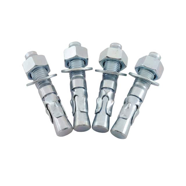 AS-344-4PK CONCRETE MOUNTING ANCHORS, 3/4X4