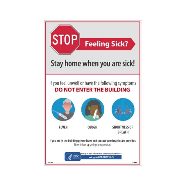 PST142C 12X18" STAY HOME WHEN YOU ARE SI