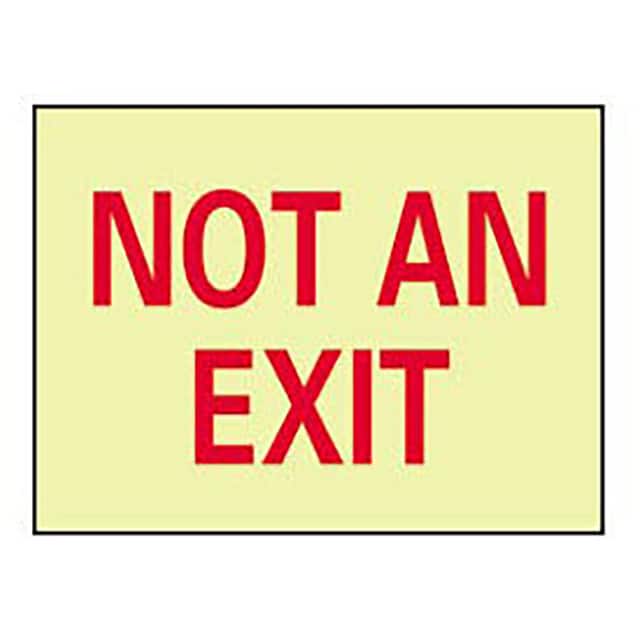 GL15R NMC GLO-BRITE NOT AN EXIT SIGN,