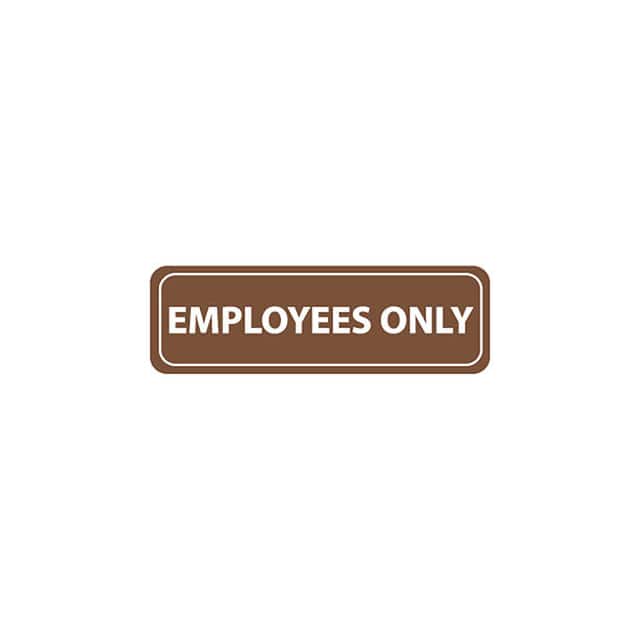 AS9 ARCHITECTURAL SIGN, EMPLOYEES ON