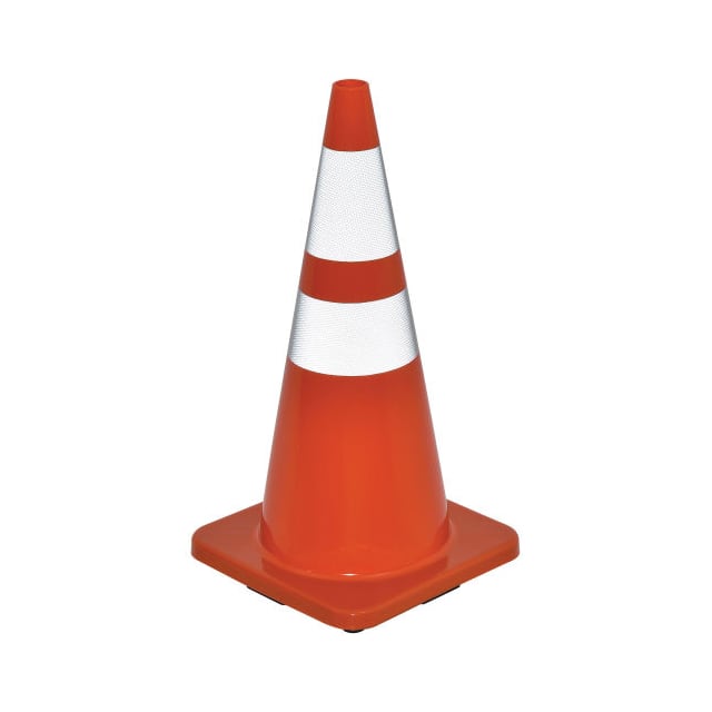RC700SP-ER 28" REFLECTIVE TRAFFIC CONE, SOL