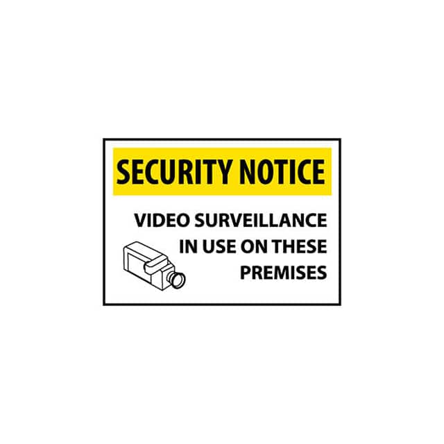 B172533 NMC SECURITY NOTICE ALUMINUM, VI