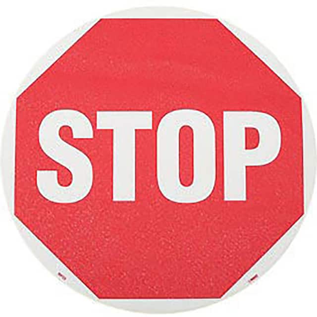 744040 NMC FLOOR SIGNS, STOP