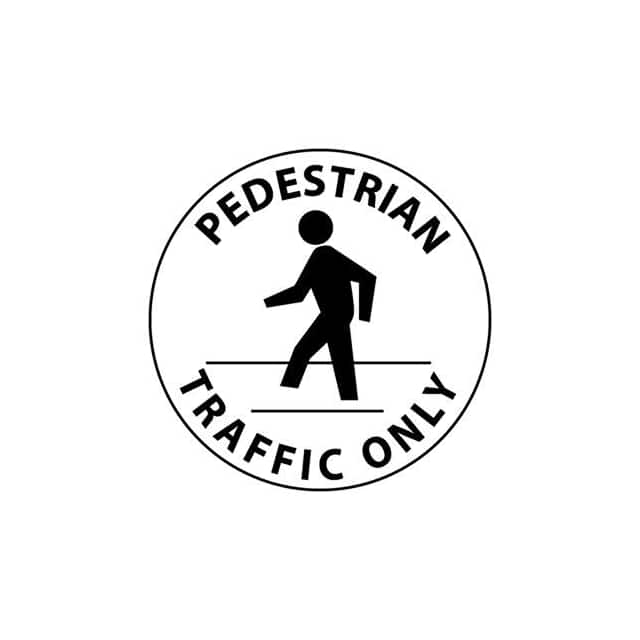 WFS28 NMC WALK ON FLOOR SIGN, PEDESTRI