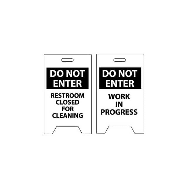 FS22 NMC FLOOR SIGN, DO NOT ENTER RES