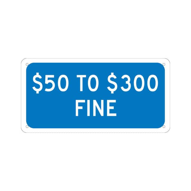 TMAS20G NMC TRAFFIC SIGN, $50 TO $300 FI