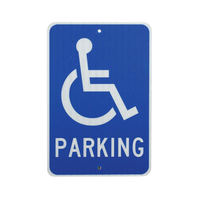 649151H HANDICAP PARKING LOGO, ALUMINUM