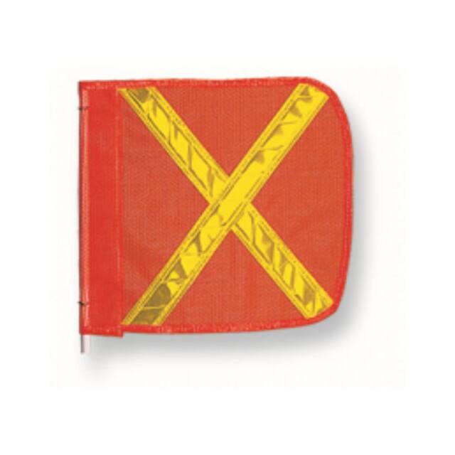 FS8025-O CHECKERS HEAVY DUTY FLAG, 12"X11