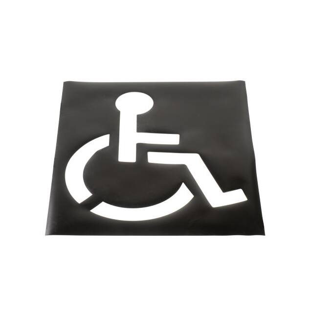 505199 PARKING LOT STENCIL, HANDICAPPED