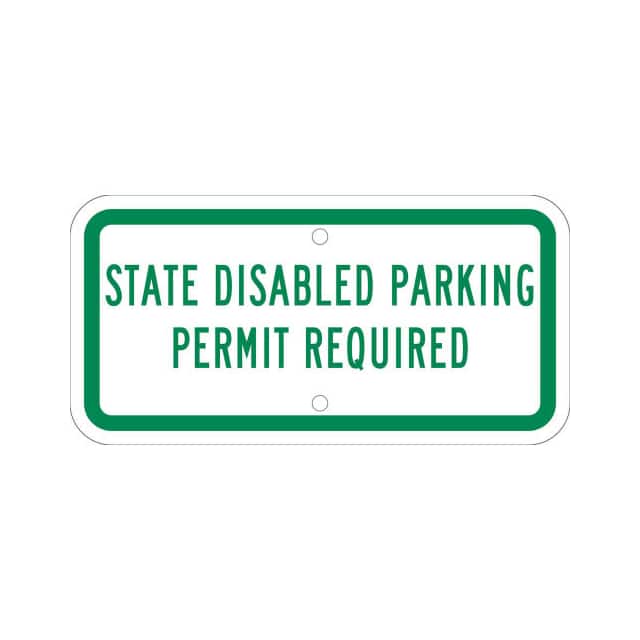 TMAS17J NMC TRAFFIC SIGN, STATE DISABLED