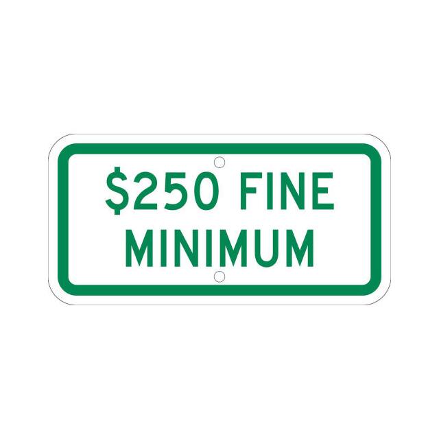 TMAS16J NMC TRAFFIC SIGN, PARKING $250 F