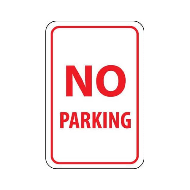 B975066 NMC TRAFFIC SIGN, NO PARKING, 18