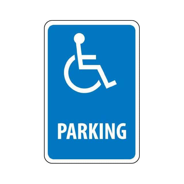 B974895 NMC TRAFFIC SIGN, PARKING W/HAND