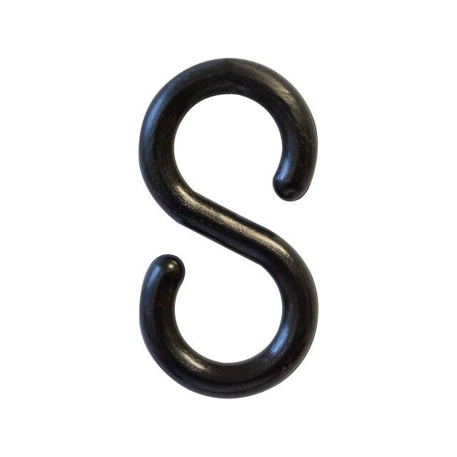 40303-10 S-HOOK, ACETAL COPOLYMER, 4", 10