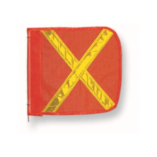 FS8025-16-O CHECKERS HEAVY DUTY FLAG, 16"X16
