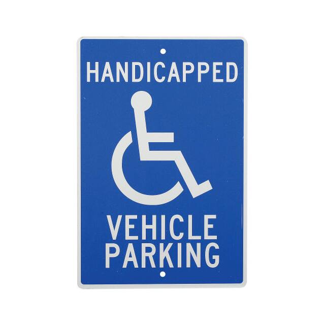 TM10H HANDICAPPED VEHICLE PARKING, ALU