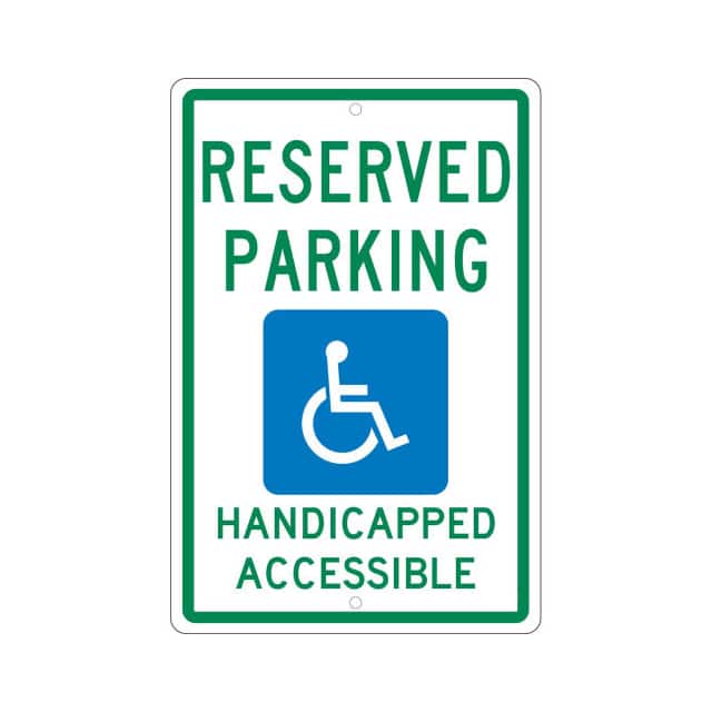 TM197H NMC TRAFFIC SIGN, RESERVED PARKI