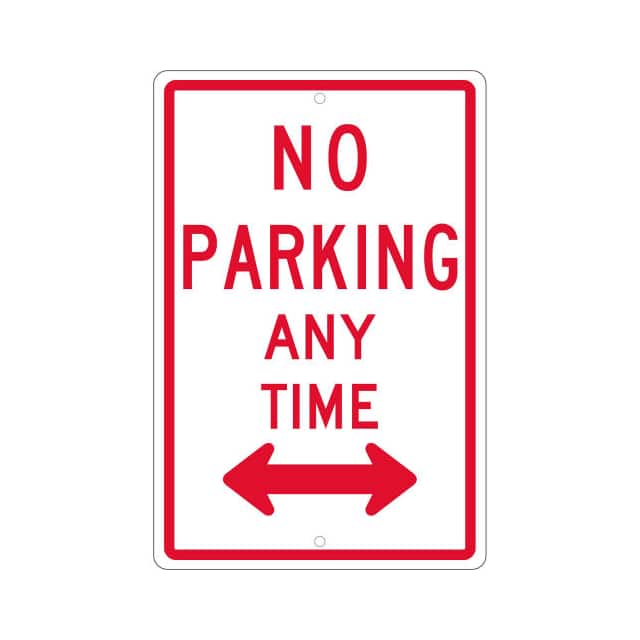 TM016H NMC TRAFFIC SIGN, NO PARKING ANY
