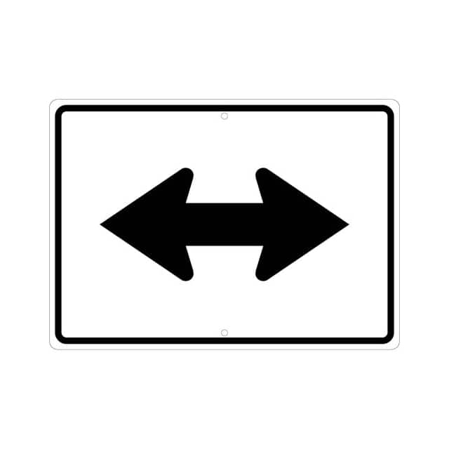 TM507J NMC TRAFFIC SIGN, AUXILIARY DOUB