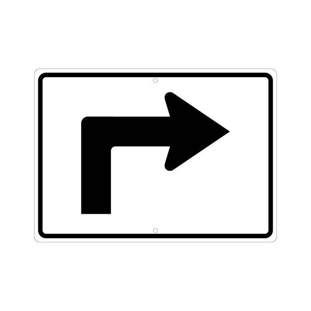 TM501J NMC TRAFFIC SIGN, ADVANCE TURN A