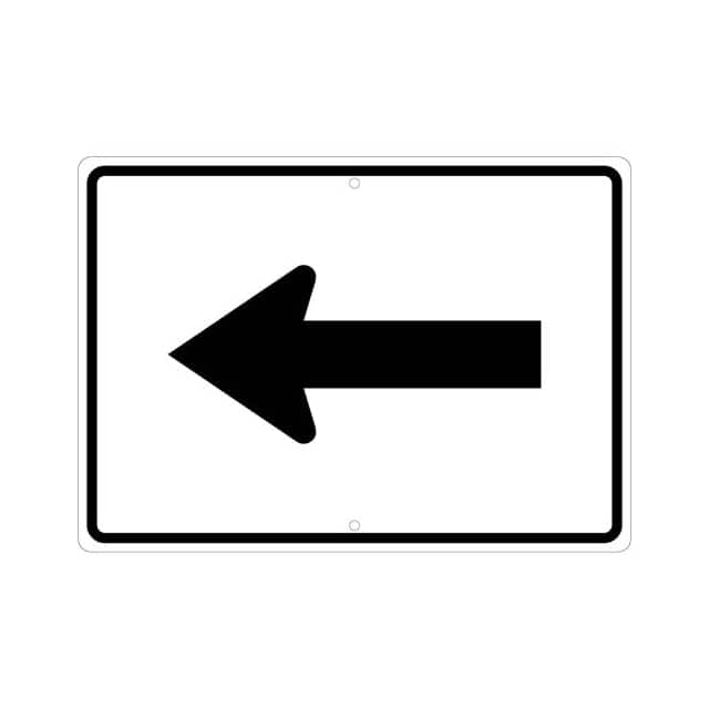 TM502J NMC TRAFFIC SIGN, AUXILIARY ARRO