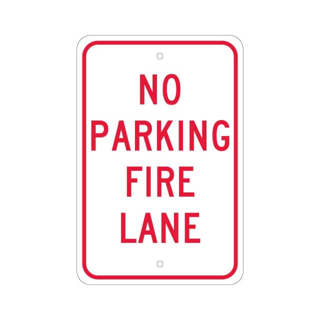 TM3J NMC ALUMINUM SIGN, NO PARKING FI