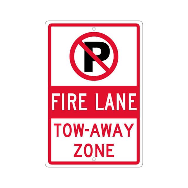 TM062H NMC TRAFFIC SIGN, NO PARKING FIR