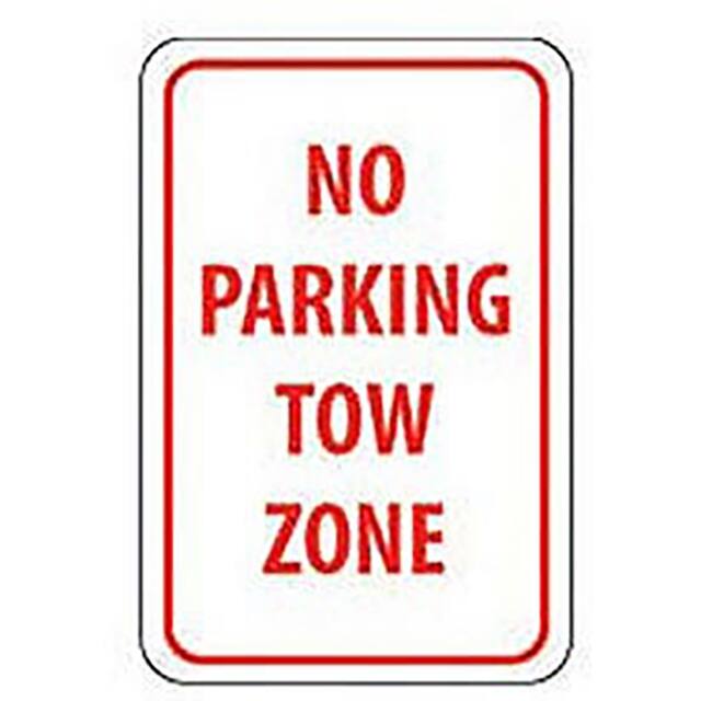 TM38J NMC REFLECTIVE ALUMINUM SIGN, NO