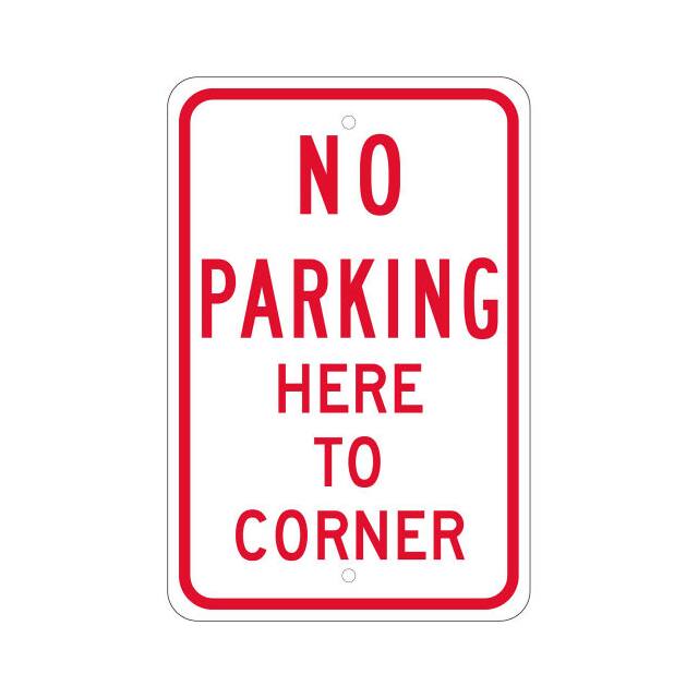 TM99J NMC TRAFFIC SIGN, NO PARKING HER