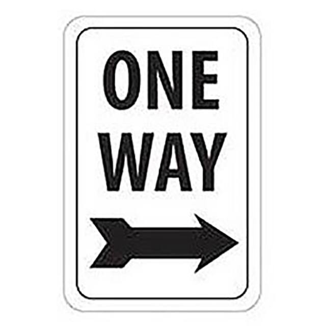 TM23J NMC REFLECTIVE ALUMINUM SIGN, ON