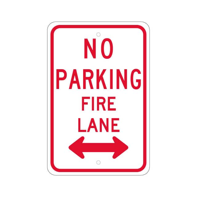 TM620J NMC TRAFFIC SIGN, NO PARKING FIR
