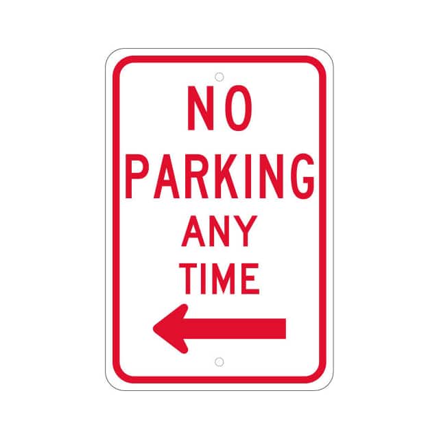 TM015J NMC TRAFFIC SIGN, NO PARKING ANY
