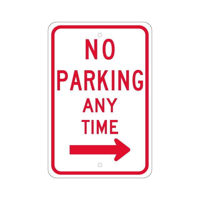 TM15J NMC TRAFFIC SIGN, NO PARKING ANY