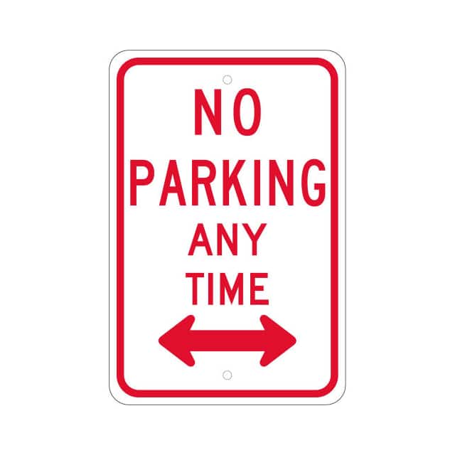 TM016J NMC TRAFFIC SIGN, NO PARKING ANY