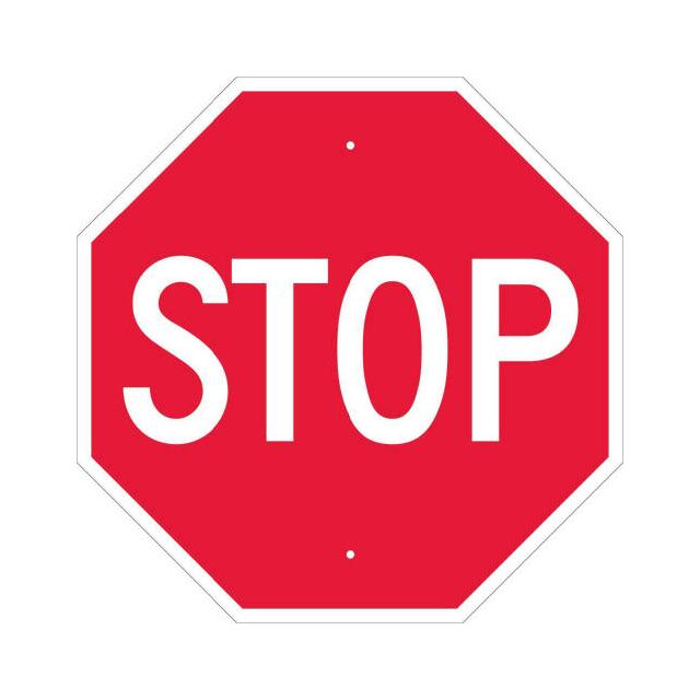 B085637 NMC TRAFFIC SIGN, STOP SIGN, .06