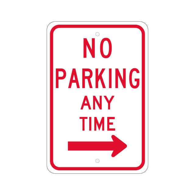 TM15K NMC TRAFFIC SIGN, NO PARKING ANY