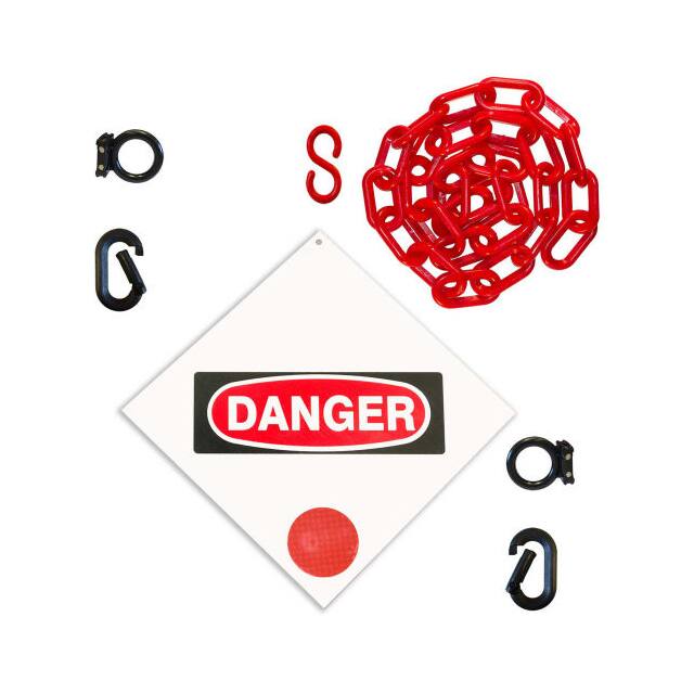 7406DA DANGER SIGN KIT, 72" WIDE