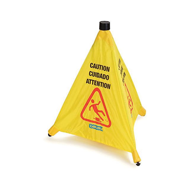 3694204 POP-UP CAUTION CONE 20", YELLOW