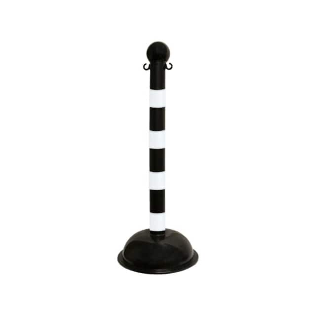 99920 STRIPED POLE, 41"H, W/BALL TOP &